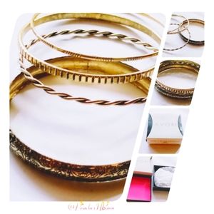 2012 Avon Hawaiian Shores Bangle Bracelet Set - Small